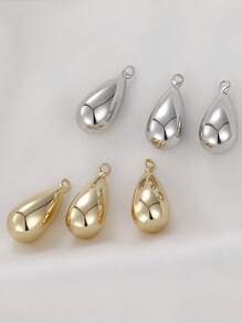 2pcs, Water Drop Jewellery Making Charm.Not Easy To Lose Colour, Allergy.Suitable For Making Earrings, Necklaces, Bracelets, Tiaras, Key Rings, Keychains.DIY Decorative Pieces.Make Unique Jewellery.Key Rings, Amulets, Decorative Pieces. Diy Charm Jewellery Accessories.Jewellery Making Supplies.Bracelet Charms Crafts And Everyday Gifts.Back-To-School Season