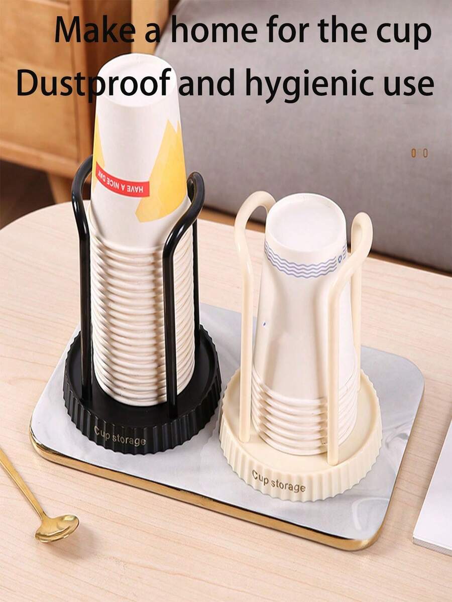 1 件杯架收纳架，家用饮水机吧台杯架，桌面收纳架