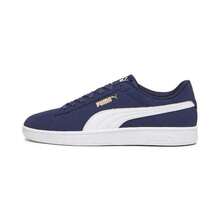 Puma 2026新款Smash 3.0 Buck低帮运动鞋，轻便舒适休闲鞋，392336-03 - 海軍藍-彪馬白-金色 - 查看 2