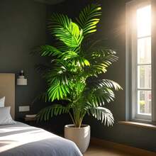 1pc UV Resistant Artificial Palm Tree - Real Touch Artificial Greenery, Perfect For Wedding Decor, Rome Decor, Home Decor, Garden Decor And Indoor/Outdoor Decorations,Fake Plants