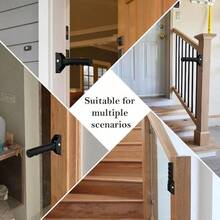 Flip Up Grab Bars For Doorway Stairs For Seniors Elderly Garage Door Handles Stair Assistance For Elderly Flip Up Doors Grab Bar Not In The Way Keep Steadily Black - Black - View 7