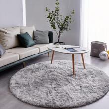 1pc Super Soft Fluffy Round Shaggy Rug , Non-Slip, Washable, And Cute Carpet For Living Room, Bedroom, Home Decor, Room Decor, Accent Rug, Floor Covering, And More With Anti-Slip Backing And Easy Maintenance