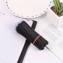 100pcs/Pack 0.5mm Neutral Pen Refill, Blue/Black/Red Ink, High Capacity, Smooth Writing, Suitable For School, Writing, Learning, Classroom, Office, Work, Drawing, Sketching, Back To School, Business, Travel, Gifts