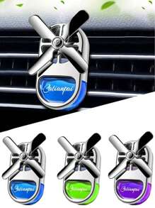 1 pieza Difusor de aromaterapia para decoración del hogar, ambientador de coche, ventilador de aire acondicionado, accesorios interiores de coche, ambientador de fragancia suave y duradera, suministros para San Valentín y bodas