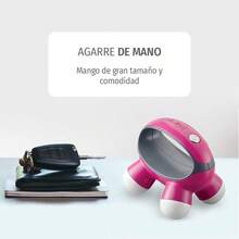 Homedics Homedics Quatro Mini Massager De Mano Con Agarre A Mano Masaje De Vibracion Con Bateria 4 Nodos De Masaje Alimentado Por 2 Baterias AAA Incluidas Colores Surtidos - 各種各樣的 - 查看 4