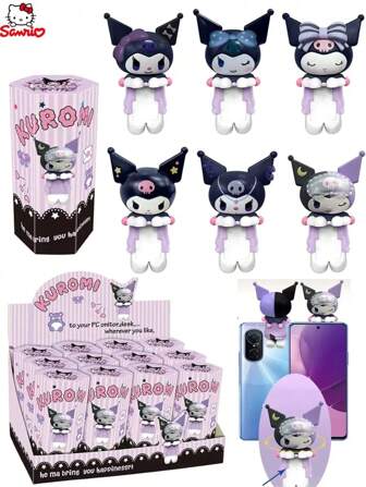 Sanrio 12 stuks Sanrio Random Style schattige Sonny Angels feestblinddoos, Kuromi Party Angel, mobiele telefoonhoessticker auto-interieur, tafeldecoratie, model, actiecollectie, rugzakdecoratie, Kerstmis, entertainment voor feestdagen, verjaardagscadeaus, schoolbenodigdheden, terug naar school