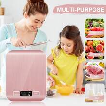 1 件精密数字珠宝秤，22LB/0.1G 和 10000g/10kg/0.01g，LCD 电子显示屏，多功能便携式不锈钢电子邮资秤，9 个测量单位，去皮功能，电池供电，带 2 个托盘和电池，英文菜单，用于烘焙/肥皂制作、办公工具、计数、称重、易于存放，是 RV 用品和炉灶配件的理想选择 - 新款 - 查看 5