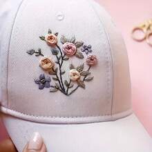 9 Pcs Water-Soluble Embroidery Patches With Self-Adhesive Design, Beginner-Friendly, Suitable For DIY On Skirts, Denim Clothes, Hats, Etc., Including Teaching Videos. Handmade, Handicrafts, DIY Material Packs, DIY Clothing, DIY T-Shirts, DIY Gifts, DIY Fashion, DIY Tutorials, Sewing Tool Kits, Embroidery Sets.