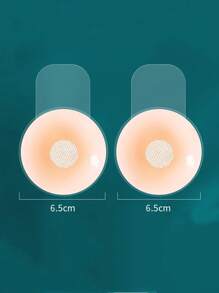 2 piezas, cobertores de pezón elevadores para mujeres, cobertores de pezón de silicona reutilizables sin costuras, cobertores de pezón para aumentar el busto de forma invisible, cobertores de pezón anti caída, cobertores de pecho de silicona invisibles, cobertores de pezón elevadores de silicona, accesorios de sujetador de unicolor, lavables a mano, fáciles de limpiar, aptos para todos los tamaños de pecho, utilizados para sostenedores de vestido de boda