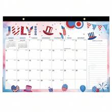 1 Stück Wandkalender, minimalistischer Tischkalender, 18 Monats Englischsprachiger Kalender