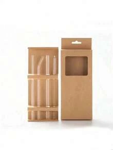 1个装女学生大容量玻璃杯带盖吸管适合夏季饮品和咖啡