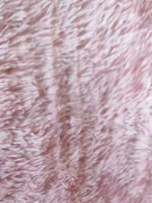 PLUS SIZE WOMEN'S BLOUSE WITH ZIPPER, POCKETS AND FUR - Coral Pink - View 5