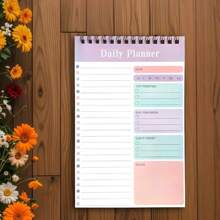Spiral Notepads Thicker Student Daily Planner Notebook Minimalist Note-Taking Diary, School Supplies,Back To School