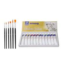 Ensemble de peinture tissus vibrant de 14 couleurs avec pinceaux, palette et planche à dessin - 14/26 couleurs, chaque tube de 30ml/1,01oz, pigment riche, parfait pour les artistes, les artisans, les étudiants, produits artisanaux, peinture sur vêtements, ensemble de peinture acrylique pour tissus, 12/24 couleurs, ensemble de peinture pour tissus de 12ml/0,4oz, rentrée scolaire, fournitures scolaires