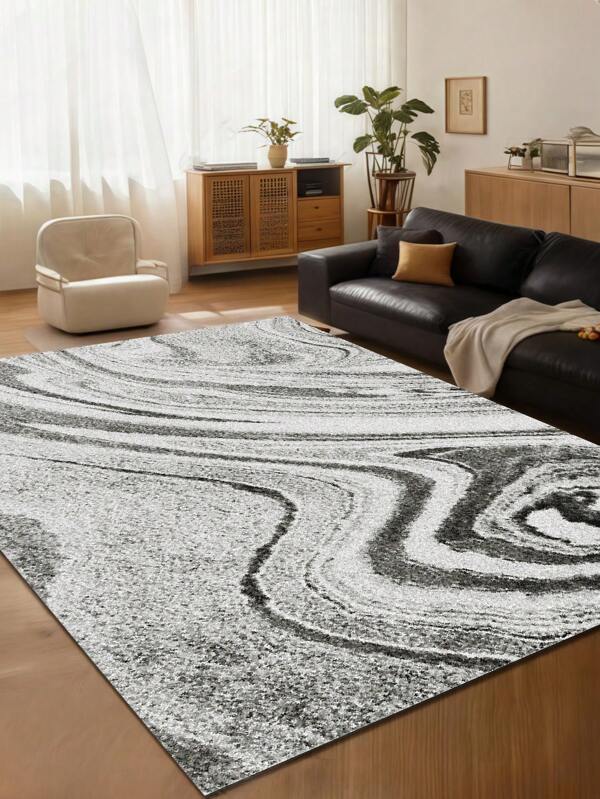 Abstract Style Indoor Decorative Carpet, New Short Plush Pearl Velvet Material Indoor Carpet, Living Room Carpet, Sofa Carpet, Bedroom Carpet, Anti-Slip Bedside Mat, Dining Room & Kitchen Carpet, Office Chair Pad, Entrance Mat, Outdoor Picnic Mat, Outdoor Camping Mat