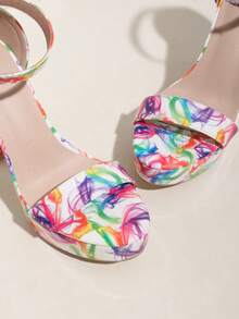 Women's High Heel Platform Sandals, Fashion Runway Sexy Gorgeous High Heels For Summer - Multicolor - View 9