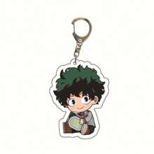 bandai Accesorios de hombre de anime 2D, regalos de fiesta de anime, llavero acrílico original de Izuku Midoriya Shoto Todoroki, lindo colgante de dibujos animados Y2K, adecuado para bolsos de hombro, mochilas y llaves, el regalo perfecto para fans, decoración de fiesta de cosplay, colgantes de automóvil, derivados creativos de anime, colgantes de cómics japoneses, colecciones de fans veteranos de anime, regalos de la serie otaku, regalos baratos para vacaciones
