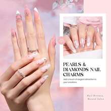 Beetles Gel Nail Polish Kit With U V Light 97Pcs Travel Holiday 45 Colors Gel Polish Set With Nail Stamp Nail Tips Base Top Coat All Season Gel Polish Starter Kit Gift For Women - 0-0-0-Nude Paradise - 查看 3