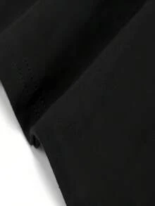 Marvin Gaye Print 100% Cotton Casual T-Shirt - 1pc, Round Neck, Short Sleeve, Knitted Fabric, Regular Fit, Thick Summer Tee For Men And Women - 黑色 - 查看 3