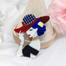 1pc 2D Flat Handmade Acrylic Charm, Minimalist Yet Elegant Luxury European Style, Fashionable Mix And Match For Girls, Must-Have Accessory For Bags, Clothes Jewelry Costume Accessories Bag Charms Office Accessories Christmas Gift