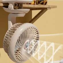 RAF MIni Fan ,USB Outdoor Turbo Fan, Portable Design Desktop Upgrade Base That Can Be Clamped, Equipped With Night Light Function, Suitable For Indoor Rooms, Student Dormitories, Essential Fan For Spring And Summer, Summer Life Festival Gift Fan.