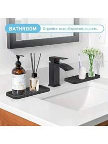 1pc Silicone Sponge Holder Kitchen Sponge Holder, Silicone Slink Organizer Tray For Bathroom,Soap Dispenser,Simple Silicone Soap Holder, Bathroom Faucet Drainer, Storage Cover, Kitchen Accessories