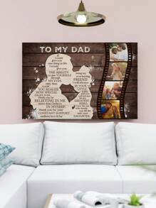 Custom Dad Canvas Print From Daughter, Personalized Father's Day Gift With Photo, Heartfelt Father Daughter Keepsake, Unique Birthday Gift For Dad,Multi-Functional,Durable,Ornamental,Reusable,Exquisite,Stylish,High-Quality,Colorful,Modern,Custom,Personalized,Unique,Ideal Gifts For Him,Ideal Gifts For Her,Boyfriend,Dad,Girlfriend,Mom,Family,Friends,Tea Room,Home,Garden,Office,For Anniversaries,For Valentine's Day,For Mother's Day,For Birthdays,For Father's Day,For Graduation,For Weddings,For Housewarming