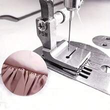 1 件工业缝纫机褶边压脚 - 宽褶边和褶皱附件，适用于厚面料 - 銀色 - 查看 8