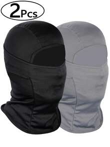 男女通用拉法式滑雪面罩，全脸防护，透气性好，适合滑雪等户外运动。