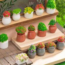 8/6/4/1 件迷你兔子雕像，非常适合万圣节、圣诞节、复活节、DIY 仙女花园、玻璃容器、盆栽植物装饰、微型景观、花园装饰、汽车内饰装饰、圣诞派对装饰，也是完美的生日礼物。