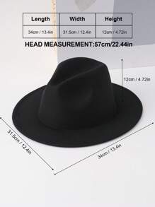 1 pièce Chapeau de cowboy/cowgirl en feutre unicolore unisexe, chapeau personnalisé avec des gouttes peintes à la main, chapeau Panama confortable, fedora de style britannique de luxe, casquette ronde de style punk original pour l'extérieur - Look élégant, nouveau chapeau de cowgirl vintage pour le style de rue, esthétique élégante, convient pour les dîners, les soirées à thème et les célébrations occidentales