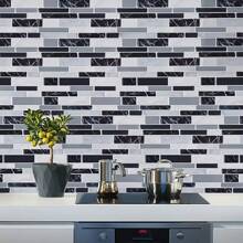 Peel And Stick Waterproof Backsplash Wallpaper For Kitchen, Bathroom Self-Adhesive Tile Contact Paper Countertops And Walls