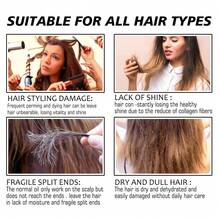 EELHOE Amino Acid Hair Spray Wash Free Hair Shiny Fluffy Dry Nourishing Moisturizing Repair Damaged Split Ends Anti Frizz Hair Brighting Gloss Care Product - Black - View 6