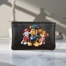 Paw Patrol 1pc Paw Patrol Cartoon Short Wallet With Zipper Closure Durable Skye Cartoon Design Compact & Stylish For Everyday Use Coin Purse For Women Money Wallet Mini Wallet Purse Wallet Coin Wallet