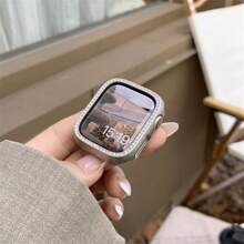 BEIMUSON Diamond Case Compatible With Apple Watch Cover 42mm 46mm 49mm 41mm 45mm 44mm 40mm 38mm Bling Bumper Protector Shell For Apple Watch Ultra SE Series 10/9/8/6/5/4/3/2/1