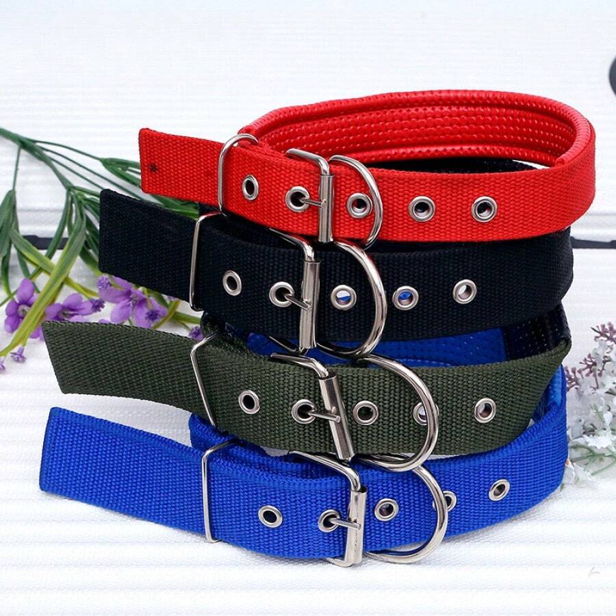 1pc    Pet Dog Collar Nylon Foam Collar - 隨機 - 查看 1