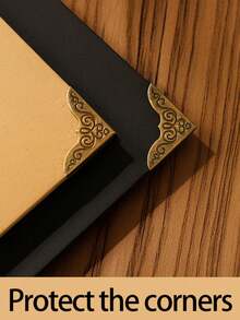 1 件 20 页剪贴簿，含 40 页空白页，手工制作的黑色相册，适用于婚礼宾客簿、周年纪念册、毕业纪念品、DIY 家庭相册，是圣诞节、感恩节或新年的绝佳礼物 - 彩色 - 查看 5