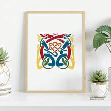4 Stücke wiederverwendbare keltische Tattoo Schablonen, 15,2 x 15,2 cm Malvorlagen für Holz, Stoff, Wände, Möbel, Scrapbooking, Glas, DIY Handwerksartikel Schulmaterial, Schulanfang