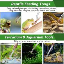 Nhíp thép không gỉ chính xác, thiết kế cong với tay cầm dày, cầm nắm thoải mái, giữ chặt, kìm răng cưa đa chức năng, thích hợp cho bể cá, đồ thủ công, cây thủy sinh, bò sát, dụng cụ cho ăn, hộp đựng thủy tinh - Nhiều màu 1 cái - Xem 10