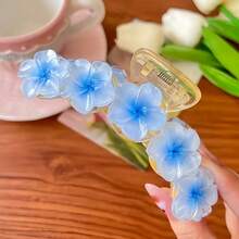 1pc Oversized Sunflower Claw Hair Clip, Cute & Versatile Floral Hair Accessory Hair Clips Hair Jaw Clip Hair Clamps Hair Clutch Hair Catcher Clip - Yellow - View 8