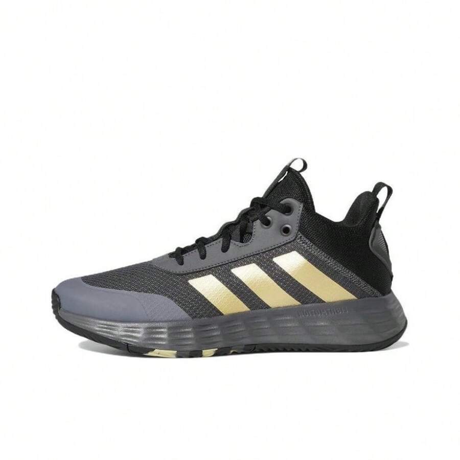 Adidas Men OWNTHEGAME 2.0 Basketball Shoes Casual Sports Running Shoes GW5483 - Black and White - View 1
