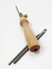 3 件可互换十字绣针、打孔绣花针、打孔绣花锥子、DIY 纱线粗打孔针、钩针工具、手工刺绣套件、3 种尺寸的打孔针尖（大、中、小） - 彩色 - 查看 4