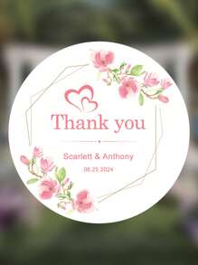 A Sweet Thank You Stickers Template, Favor Tags, Wedding Printable, Wedding Favor Ideas, Bridal Shower Favors,Thank You For Celebrating With Us Stickers, Custom Wedding Favor Stickers, Personalized Labe,Back To School Gift.