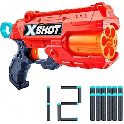 COLORBABY X-Shot - Pistola kickback Excel maximo alcance 27metros juguete de pistola original calidad de confianza +8años