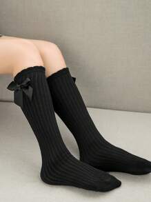 5 pares de calcetines tipo botín de unicolor dulce para niñas, adecuados para la vida diaria y el uniforme escolar, para todas las estaciones