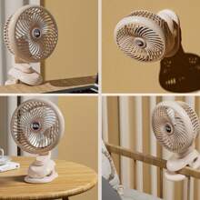 RAF MIni Fan ,USB Outdoor Turbo Fan, Portable Design Desktop Upgrade Base That Can Be Clamped, Equipped With Night Light Function, Suitable For Indoor Rooms, Student Dormitories, Essential Fan For Spring And Summer, Summer Life Festival Gift Fan.