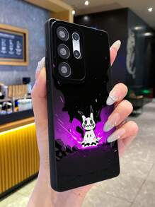 pokemon 1 Stück Pokemon minimalistisches weiches Smartphone Hülle, kompatibel mit OPPO//GalaxyS22/S23/S24Ultra/, original handbemalte weiche Schutzhülle, stoßfestes Design, geeignet als Geschenk für Freundin zu Feiertagen