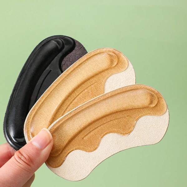 2pcs Heel Grips For Loafers, Leather Shoes, High Heels, Sneakers - Anti-Slip, Anti-Friction, Cushion Pads, Adjustable Size