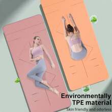 WESTTUNE Yoga Mat Non Slip,  Ilates Fitness Mats Anti-Tear Exercise Yoga Mat With Carrying Strap And Bag For Women
