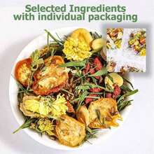 Floral Herbal Infusion – Gardenia & Roasted Dandelion For Digestion – Plastic-Free Packaging – 3x30g - 3 件裝 - 查看 6